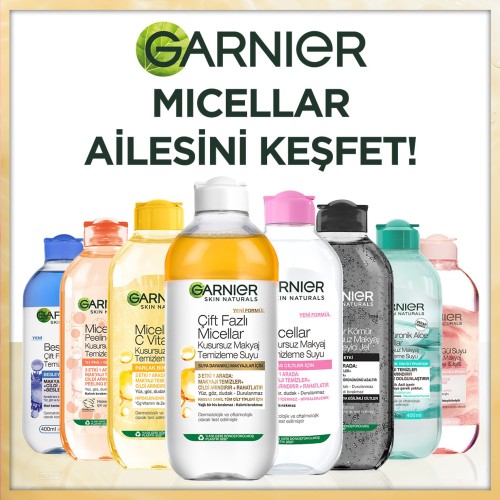 Garnier Çift Fazlı Micellar Kusursuz Makyaj Temizleme Suyu 100 ml