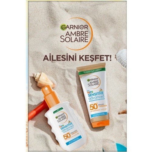 Garnier Ambre Solaire Kids Hipoalerjenik Güneş Sprey Spf50 150 ml Garnier Ambre Solaire Kids Hipoalerjenik Güneş Sprey Spf50 150 ml