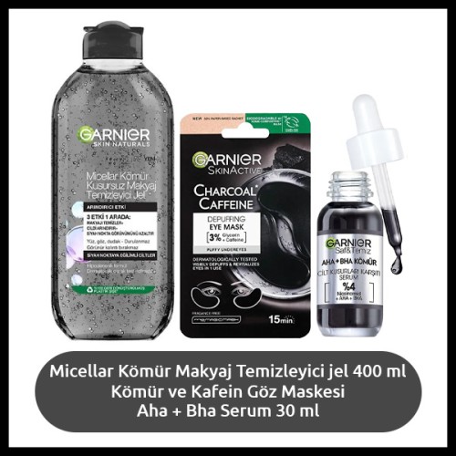 Garnier Kömür Serisi Cilt Bakım Seti