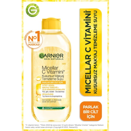 Garnier Micellar C Vitaminli Temizleme Suyu 400 ml