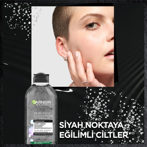 Garnier Micellar Kömür Kusursuz Makyaj Temizleyici Jel 400 ml