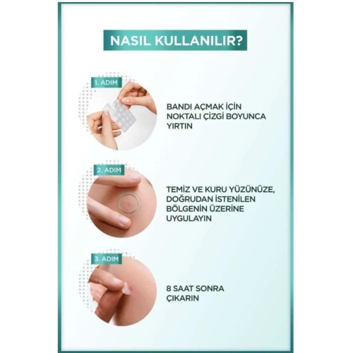 Garnier Pure Active Pimple Patch Invisible Sivilce Karşıtı Bant 22 li x 2 Adet