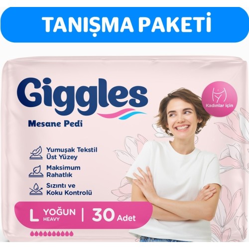 Giggles Kadın Mesane Pedi Large 10 lu x 3 Adet
