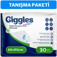 Giggles Yatak Koruyucu Örtüsü 60x90 30 lu