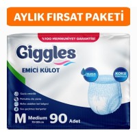 Giggles Yetişkin Emici Külot Medium 30 lu x 3 Adet