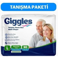 Giggles Belbantlı Yetişkin Hasta Bezi Large 30 lu