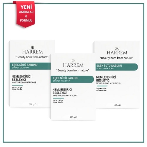Harrem Eşek Sütü Sabunu 100 gr x 3 Adet