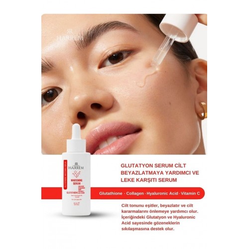 Harrem Glutatyon Beyazlatıcı Leke Karşıtı Krem ve Serum Seti