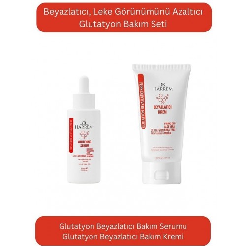 Harrem Glutatyon Beyazlatıcı Leke Karşıtı Krem ve Serum Seti