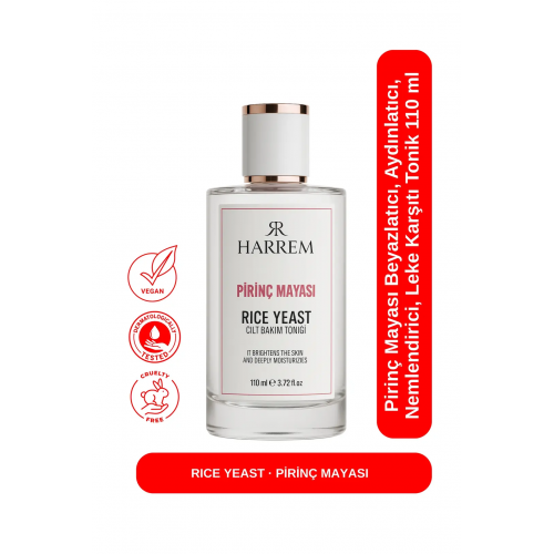 Harrem Pirinç Mayası Beyazlatıcı Aydınlatıcı Leke Karşıtı Tonik 110 ml Harrem Pirinç Mayası Beyazlatıcı Aydınlatıcı Leke Karşıtı Tonik 110 ml