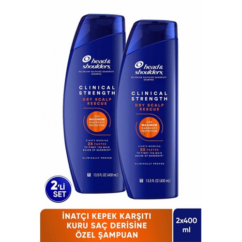 Head & Shoulders Clinical Strength Şampuan 400 ml x 2 Adet
