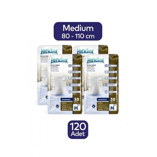 Jender Normal Emici Külot Orta Boy 30 lu x 4 Adet
