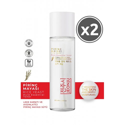 Jeonju Pirinç Mayası Beyazlatıcı Aydınlatıcı Leke Karşıtı Tonik x 2 Adet