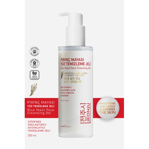 Jeonju Pirinç Mayası Yüz Temizleme Jeli