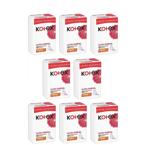 Kotex Ultra Normal Ekonomik Paket 24 lü x 8 Adet