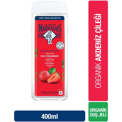 Le Petit Marseillais Duş Jeli Akdeniz Çileği 400 ml