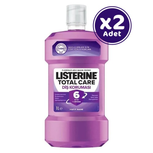 Listerine Ağız Bakım Suyu Total Care 1000 ml x 2 Adet