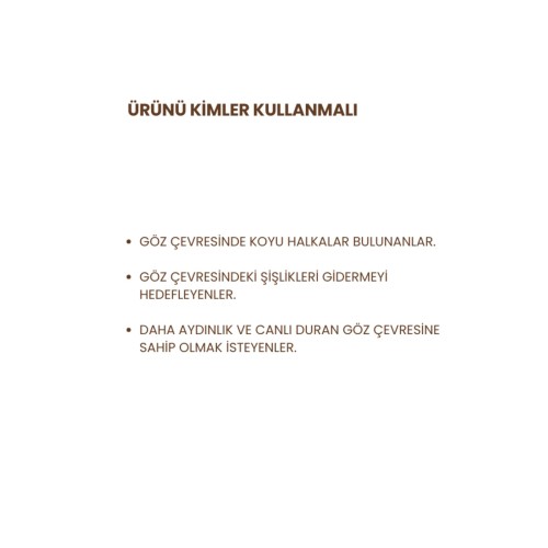 Lopren Göz Çevresi Serumu Caffeine Multi Formül Cilt Bakım Serum 30 ml