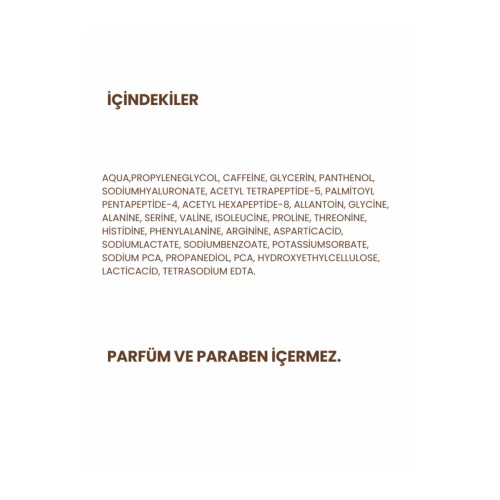 Lopren Göz Çevresi Serumu Caffeine Multi Formül Cilt Bakım Serum 30 ml