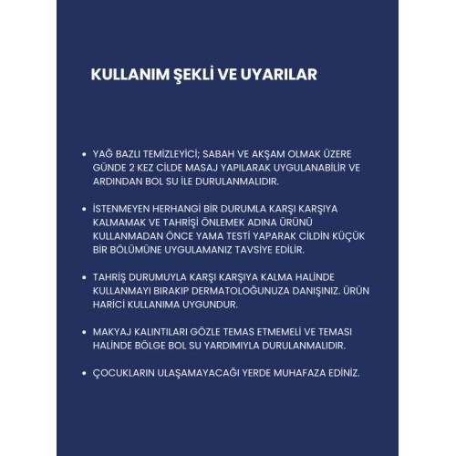 Lopren Yağ Bazlı Temizleyici Yüz ve Vücut İçin Temizleme Yağı 400 ml