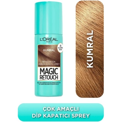 Loreal Paris Beyazlar İçin Kapatıcı Kumral Saç Spreyi 75 ml Loreal Paris Beyazlar İçin Kapatıcı Kumral Saç Spreyi 75 ml