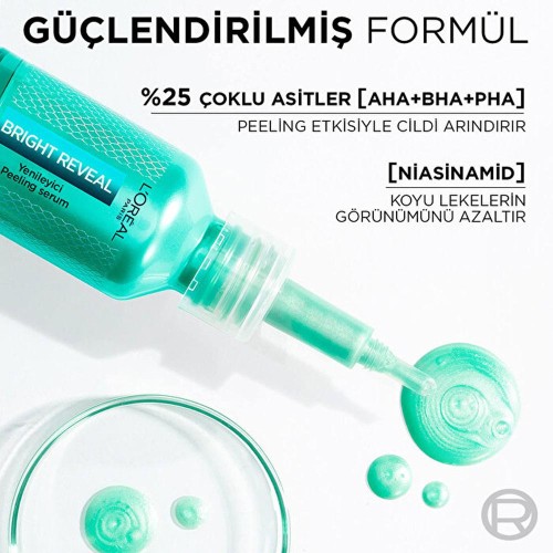 Loreal Paris Bright Reveal Yenileyici Peelıng Serum 25 ml