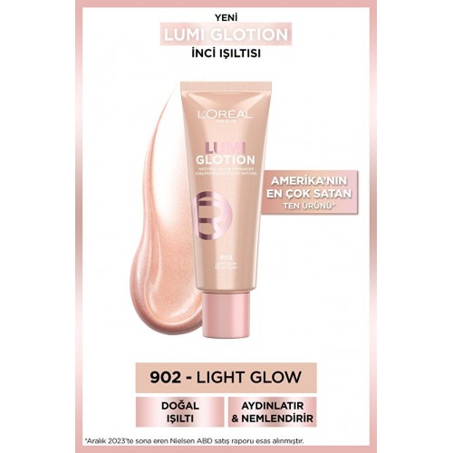 Loreal Paris Doğal Işıltı Highlighter Likit Aydınlatıcı 902-Light Glow