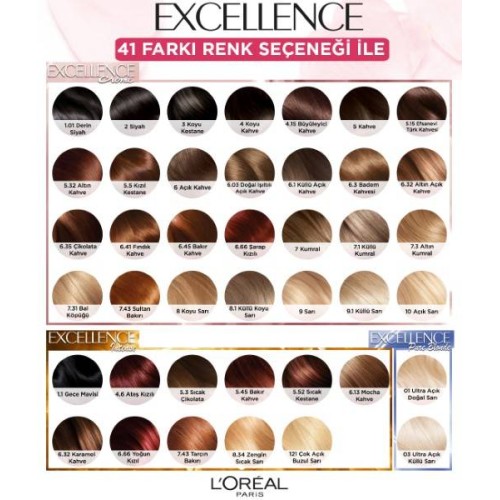 Loreal Paris Excellence Cool Creme 6.32 Altın Açık Kahve Saç Boyası x 2 Adet