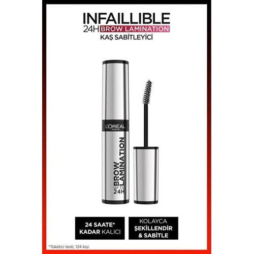 Loreal Paris Infaillible 24H Brow Lamination Şeffaf Kaş Sabitleyici Loreal Paris Infaillible 24H Brow Lamination Şeffaf Kaş Sabitleyici