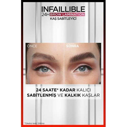 Loreal Paris Infaillible 24H Brow Lamination Şeffaf Kaş Sabitleyici Loreal Paris Infaillible 24H Brow Lamination Şeffaf Kaş Sabitleyici