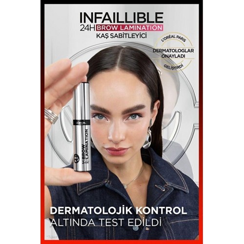 Loreal Paris Infaillible 24H Brow Lamination Şeffaf Kaş Sabitleyici Loreal Paris Infaillible 24H Brow Lamination Şeffaf Kaş Sabitleyici