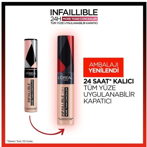 Loreal Paris Infaillible Tüm Yüze Uygulanabilir Kapatıcı 322 Ivory