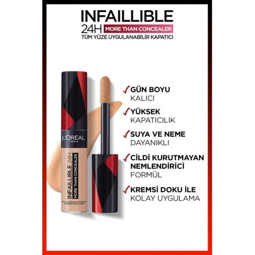 Loreal Paris Infaillible Tüm Yüze Uygulanabilir Kapatıcı 326 Vanilla