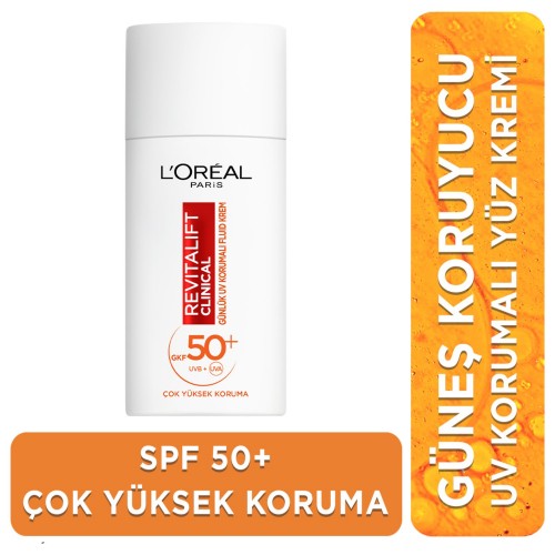 Loreal Paris Revitalift Clinical Spf 50+ Yüz Güneş Kremi 50 ml