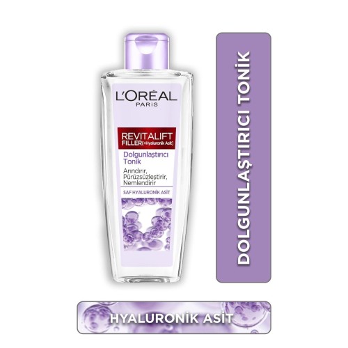 Loreal Paris Revitalift Filler Dolgunlaştırıcı Tonik 200 ml Loreal Paris Revitalift Filler Dolgunlaştırıcı Tonik 200 ml