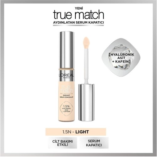 Loreal Paris True Match Aydınlatan Serum Kapatıcı - 1.5n 11 ml