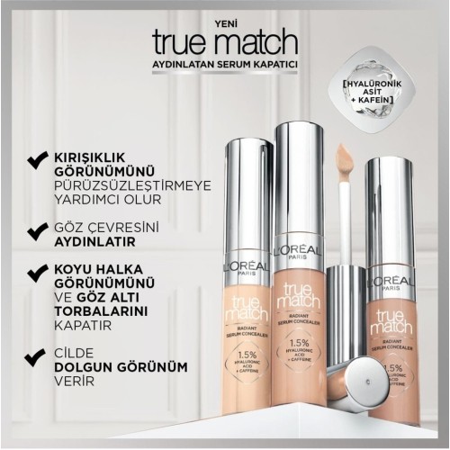 Loreal Paris True Match Aydınlatan Serum Kapatıcı - 2r 11 ml