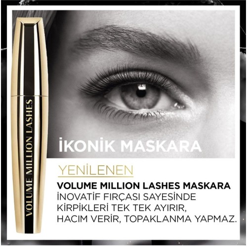 Loreal Paris Volume Million Lashes Siyah Maskara