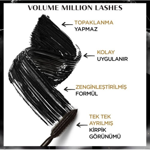 Loreal Paris Volume Million Lashes Siyah Maskara
