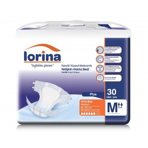 Lorina Belbantlı Hasta Bezi Orta Boy 30 lu