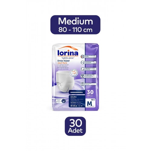 Lorina Plus Emici Külot Orta Boy 30 lu