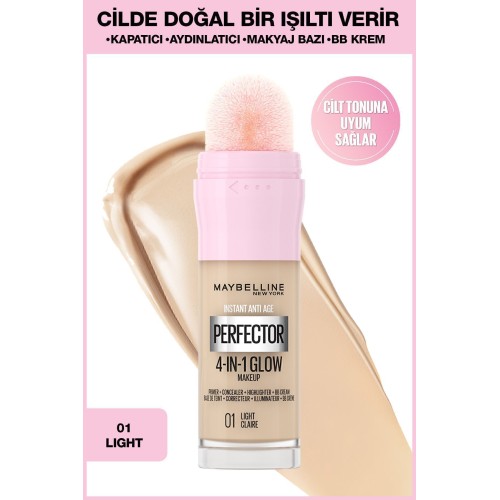 Maybelline New York 4 Etki 1 Arada Fondöten BB & CC Krem-00 Fair Light Maybelline New York 4 Etki 1 Arada Fondöten BB & CC Krem-00 Fair Light