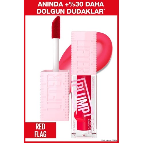 Maybelline New York Lifter Plump Dudak Parlatıcısı- 004 Red Flag
