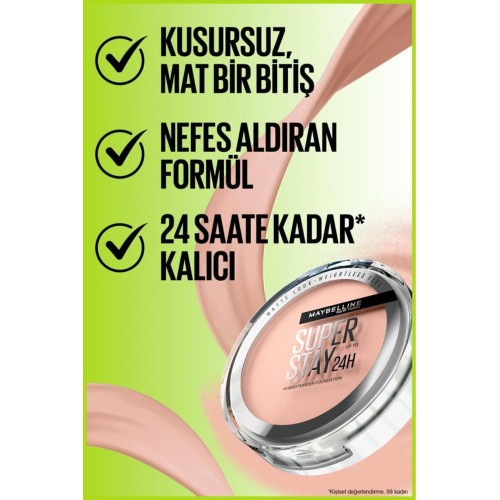 Maybelline New York Superstay Hibrit Pudra & Fondöten - 10