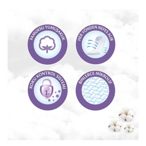 Molped Günlük Ped Süper Ekonomik Yoğun Koruma 60 lı x 4 Adet Molped Günlük Ped Süper Ekonomik Yoğun Koruma 60 lı x 4 Adet