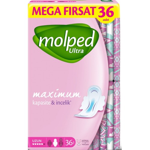 Molped Ultra Anatomik Hijyenik Ped Uzun 36 lı