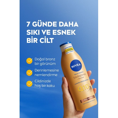Nivea Body Q10 Sıkılaştırıcı & Bronzlaştırıcı Losyon 250 ml Nivea Body Q10 Sıkılaştırıcı & Bronzlaştırıcı Losyon 250 ml