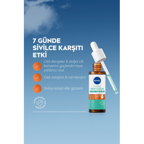 Nivea Derma Skin Clear Dengeleyici & Sivilce Karşıtı Serum 30 ml