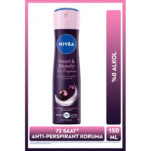 Nivea Kadın Sprey Deodorant Pearl & Beauty Fine Fragrance 150 ml