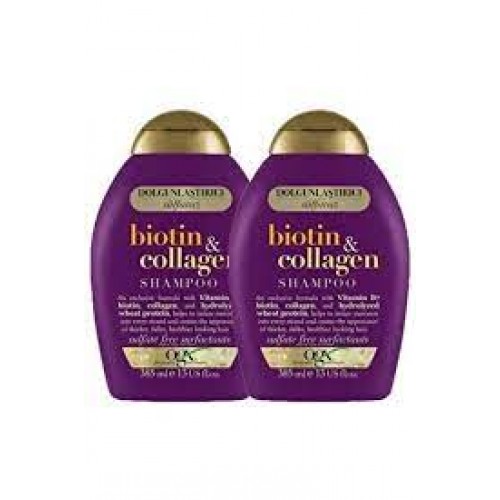 Ogx Biotin & Collagen Şampuan 385 ml x 2 Adet